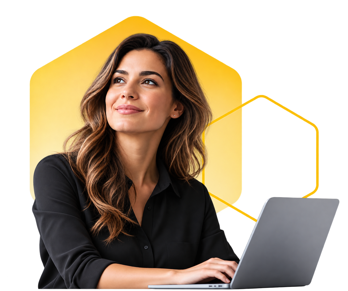 Profesional trabajando con las soluciones de Colmena AI